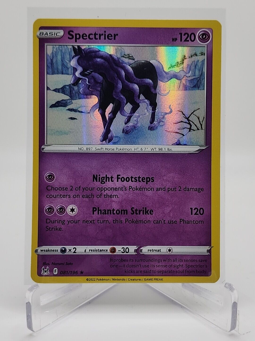 Spectrier  81/196 Pokémon TCG Lost Origin