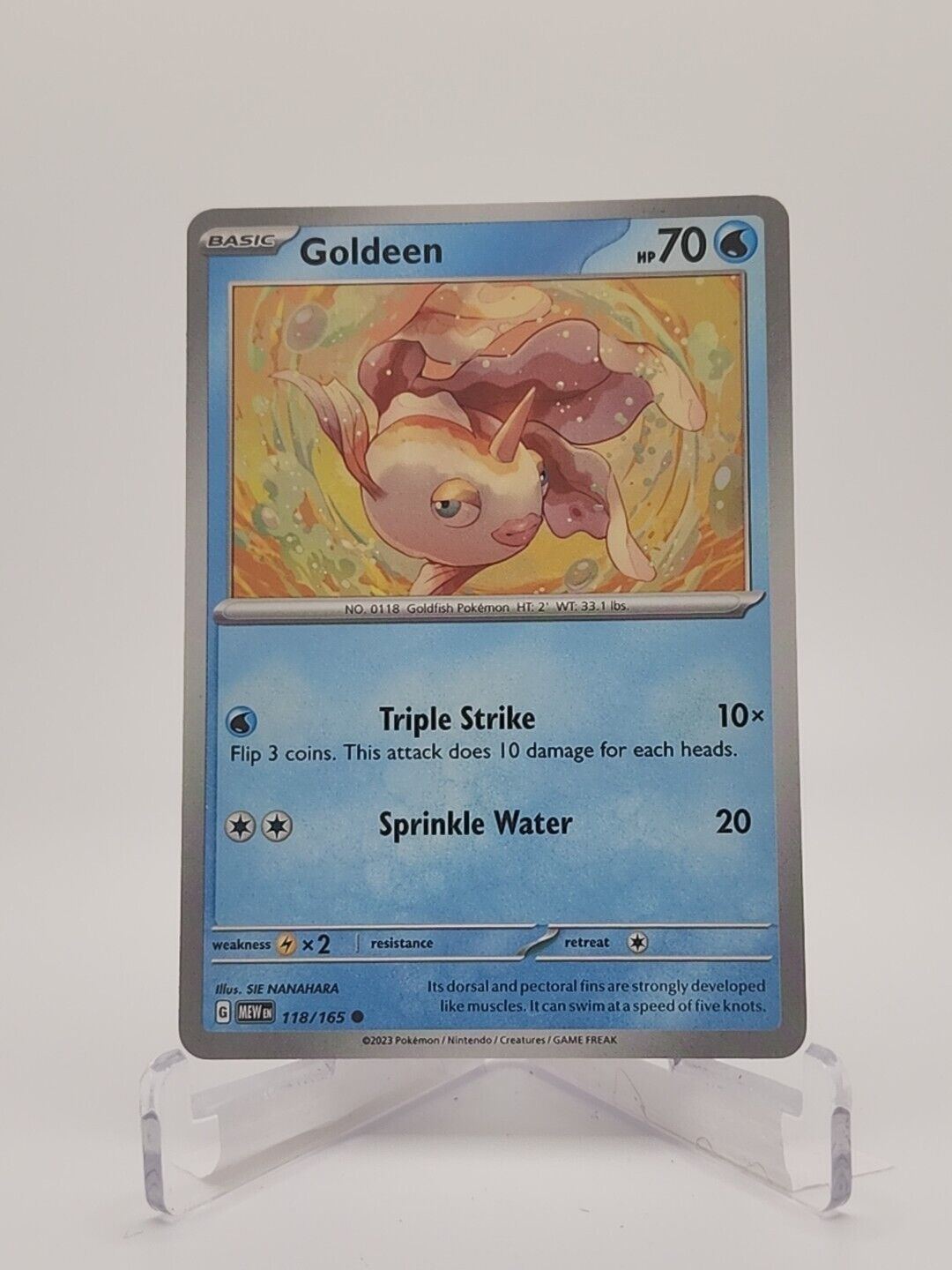 118/165 Goldeen  Pokémon TGC Scarlet & Violet - 151