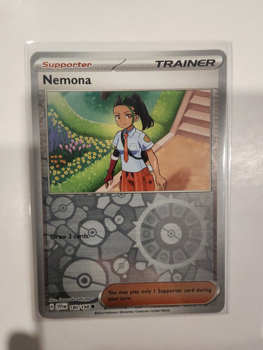 Nemona [Reverse Holo] 180/198 Pokémon TGC Scarlet & Violet