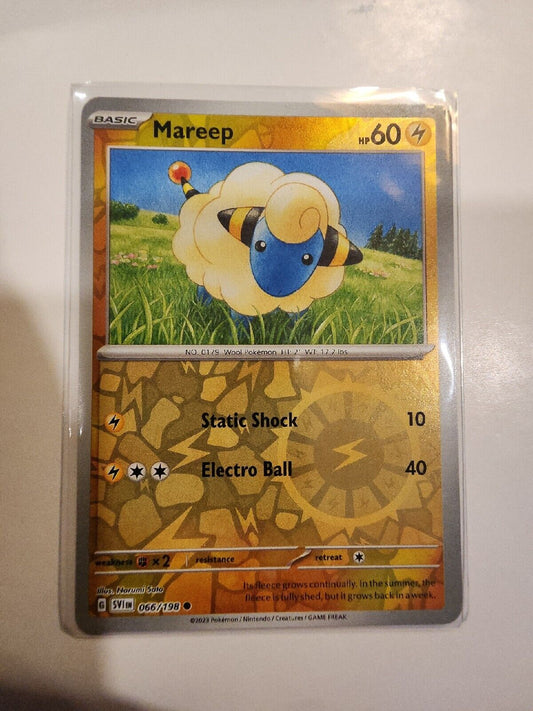 Mareep [Reverse Holo] 66/198 Pokémon TGC Scarlet & Violet