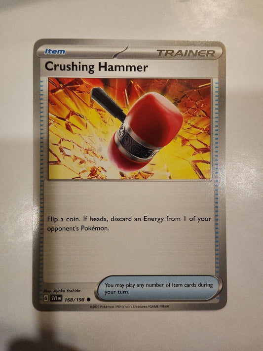 Crushing Hammer 168/198 Pokémon TGC Scarlet & Violet