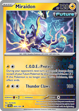 Miraidon  69/191 Pokémon TCG Surging Sparks