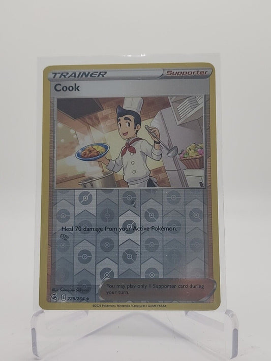 Cook [Reverse Holo] 228/264 Pokémon TGC Fusion Strike