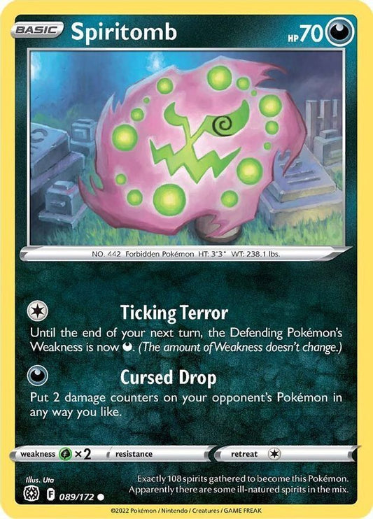 Spiritomb  89/172 Pokémon TCG Brilliant Stars