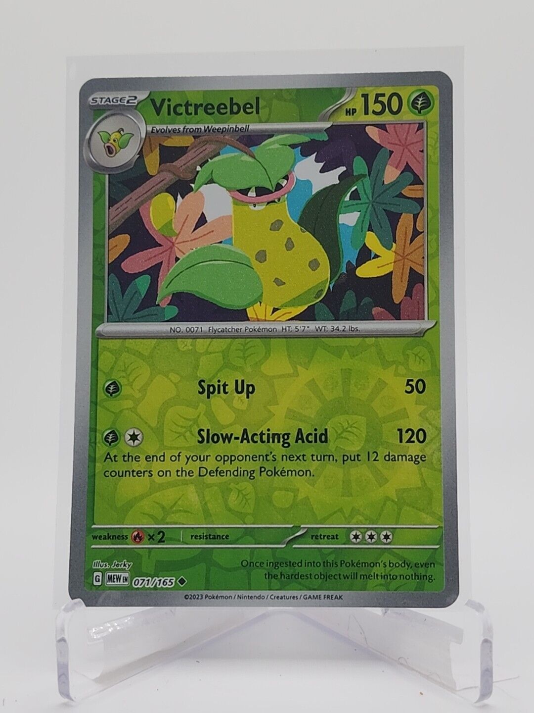 71/165 Victreebel [Reverse Holo]  Pokémon TGC Scarlet & Violet - 151