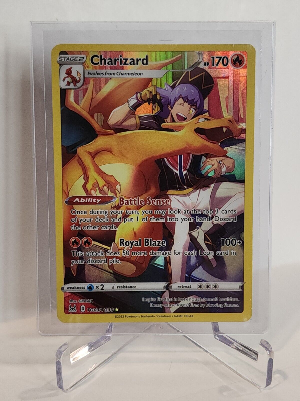 TG03/196 Charizard TG Pokémon TGC Lost Origin