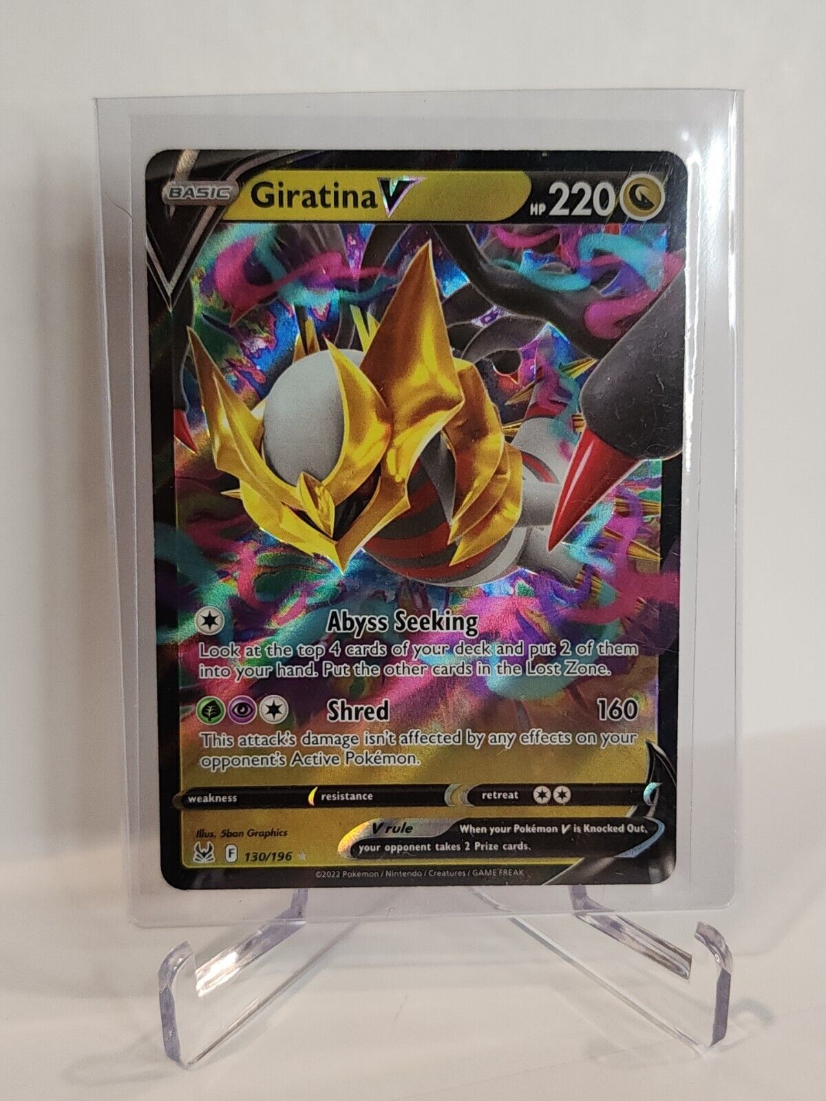 130/196 Giratina V  Pokémon TGC Lost Origin