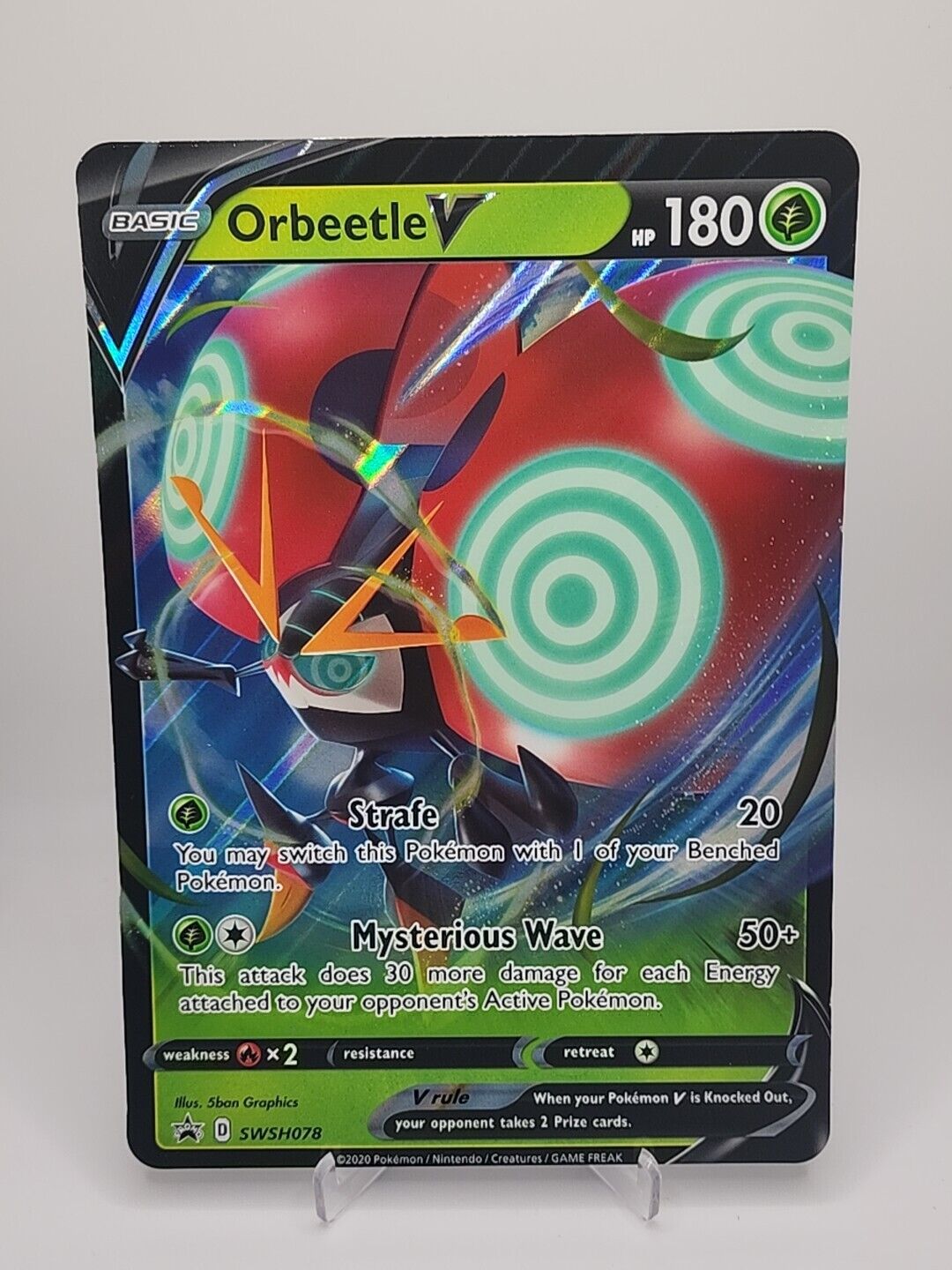 Orbeetle V [Jumbo]  SWSH078 Pokémon TCG  - Jumbo Card