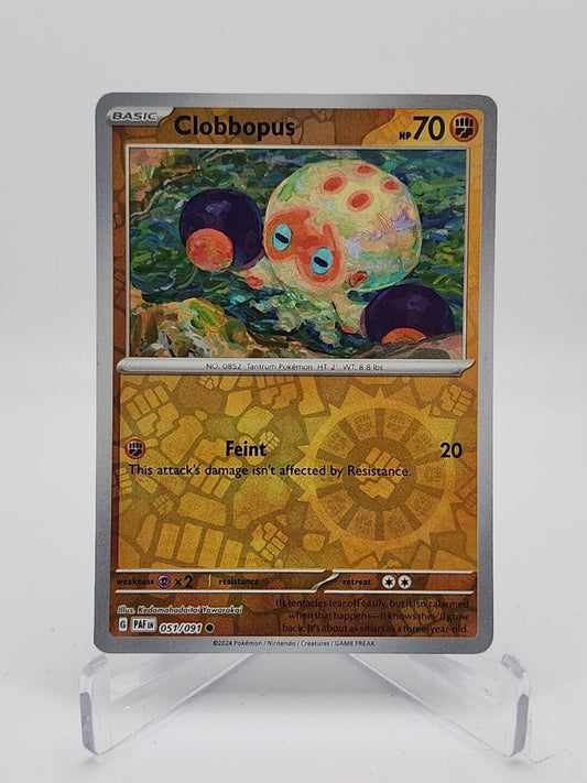 Clobbopus [Reverse Holo]  51/91 Pokémon TCG Paldean Fates