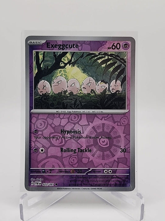 Exeggcute [Reverse Holo]  23/91 Pokémon TCG Paldean Fates