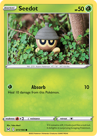 Seedot  11/196 Pokémon TCG Lost Origin