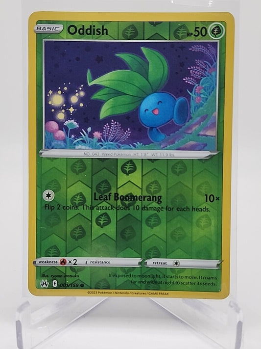 Oddish [Reverse Holo]  1/159 Pokémon TCG Crown Zenith