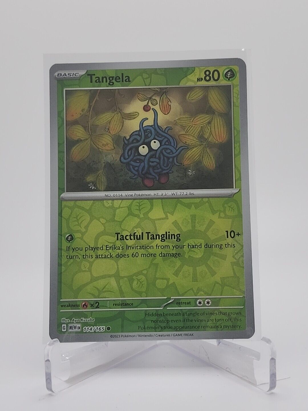 114/165 Tangela [Reverse Holo]  Pokémon TGC Scarlet & Violet - 151