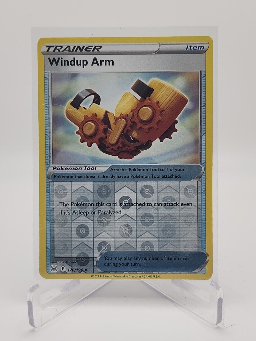 Windup Arm [Reverse Holo]  170/196 Pokémon TCG Lost Origin