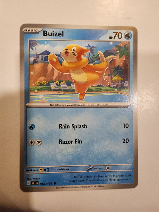 Buizel 46/198 Pokémon TGC Scarlet & Violet