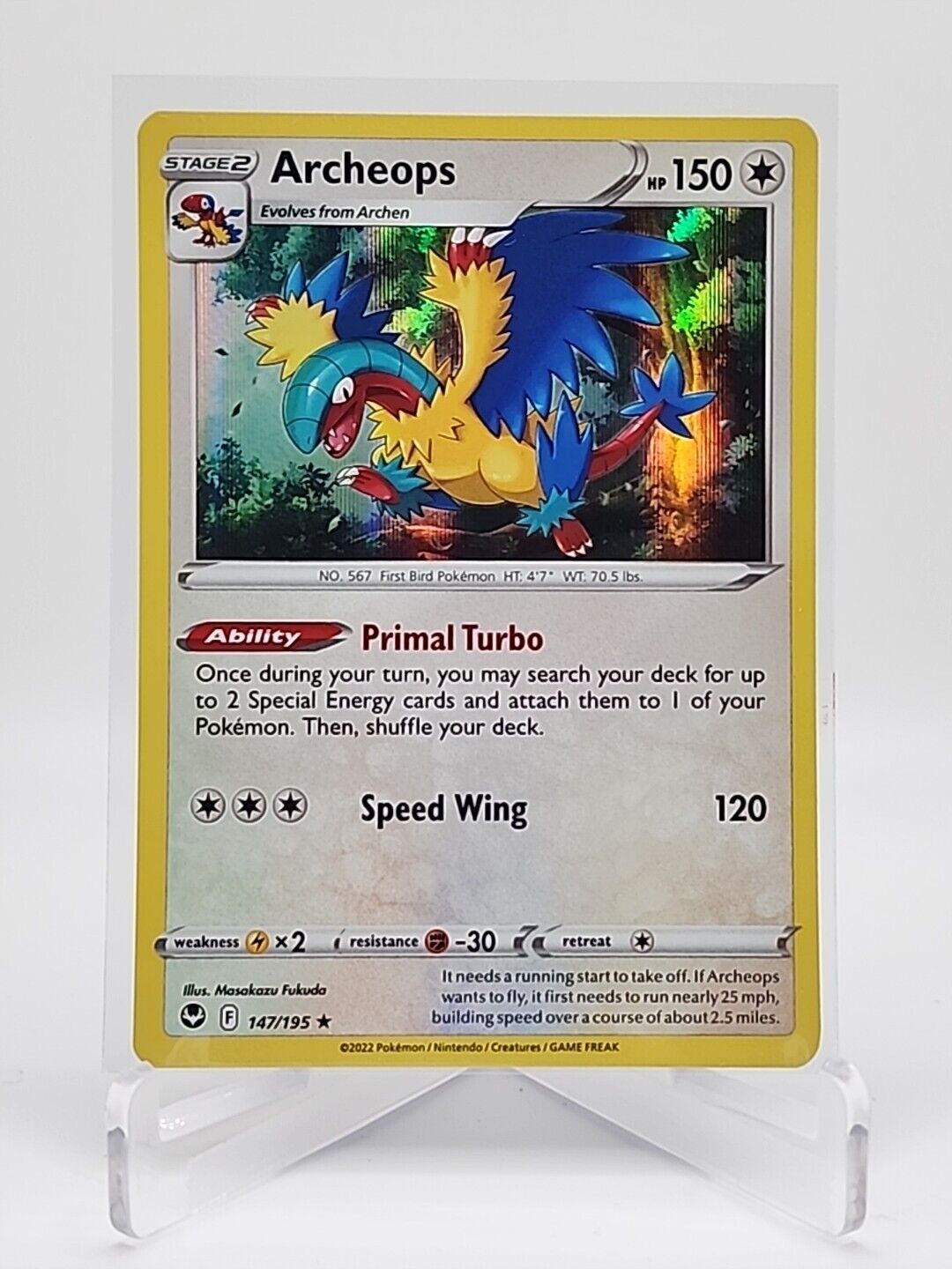 Archeops [Holo]  147/195 Pokémon TCG Silver Tempest