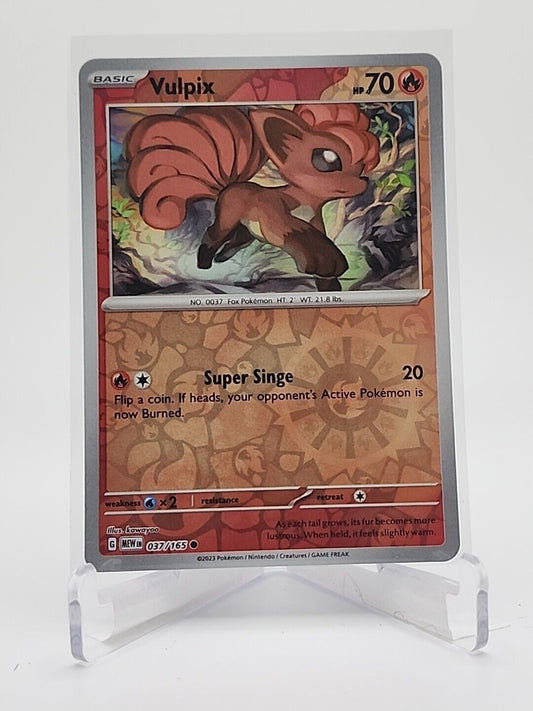 37/165 Vulpix [Reverse Holo]  Pokémon TGC Scarlet & Violet - 151