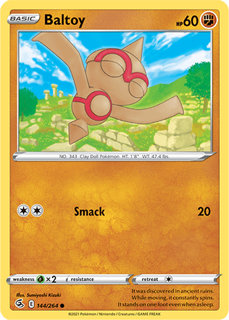 Baltoy  144/264 Pokémon TCG Fusion Strike