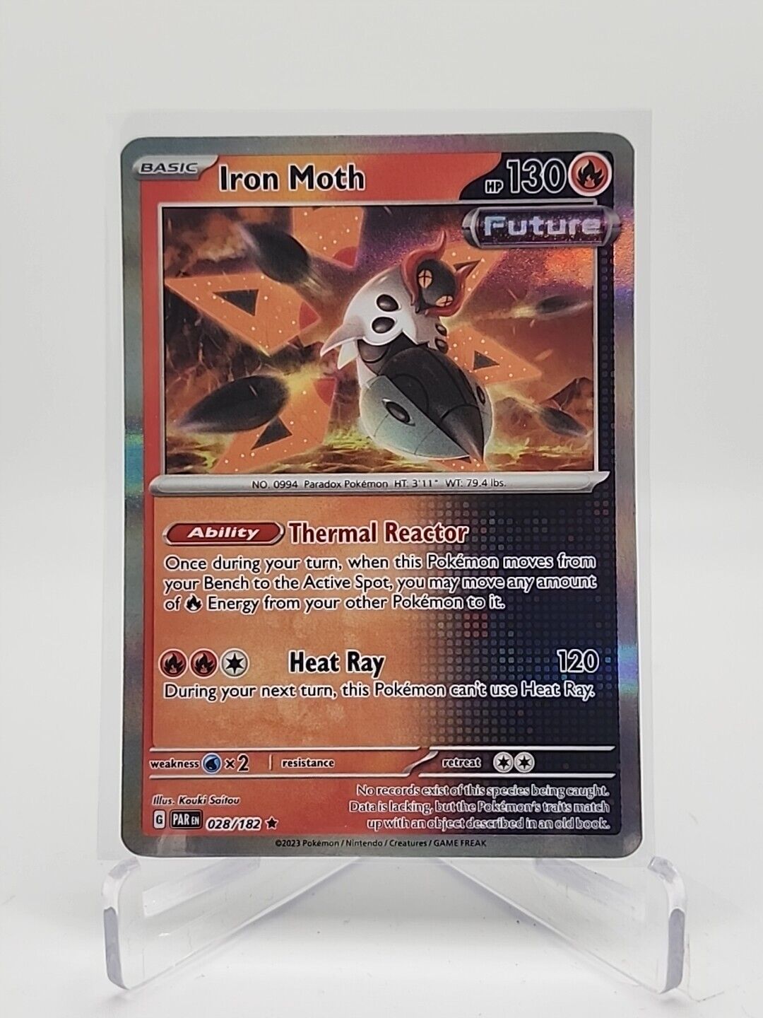 Iron Moth  28/182 Pokémon TCG Paradox Rift