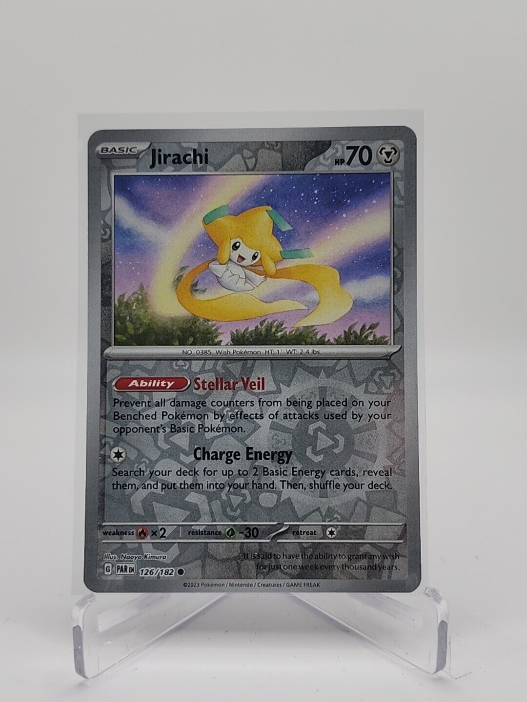 Jirachi [Reverse Holo]  126/182 Pokémon TCG Paradox Rift