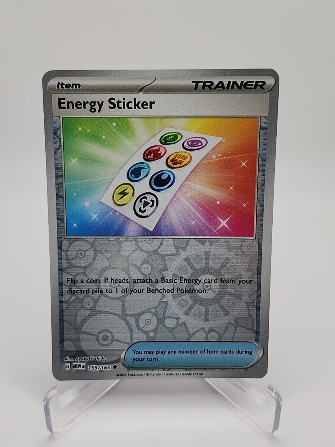 159/165 Energy Sticker [Reverse Holo] Pokémon TCG Scarlet & Violet - 151