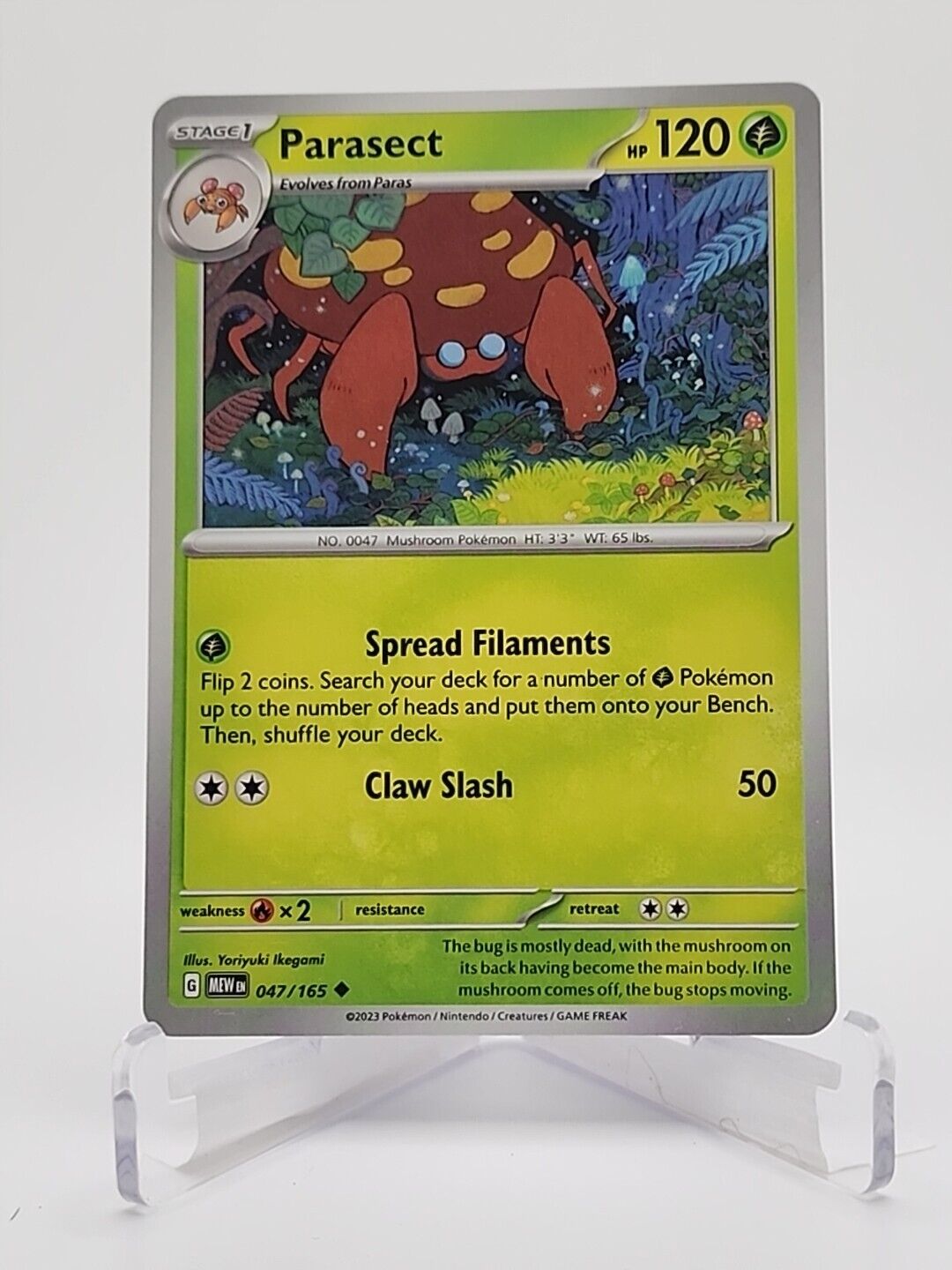 47/165 Parasect  Pokémon TGC Scarlet & Violet - 151