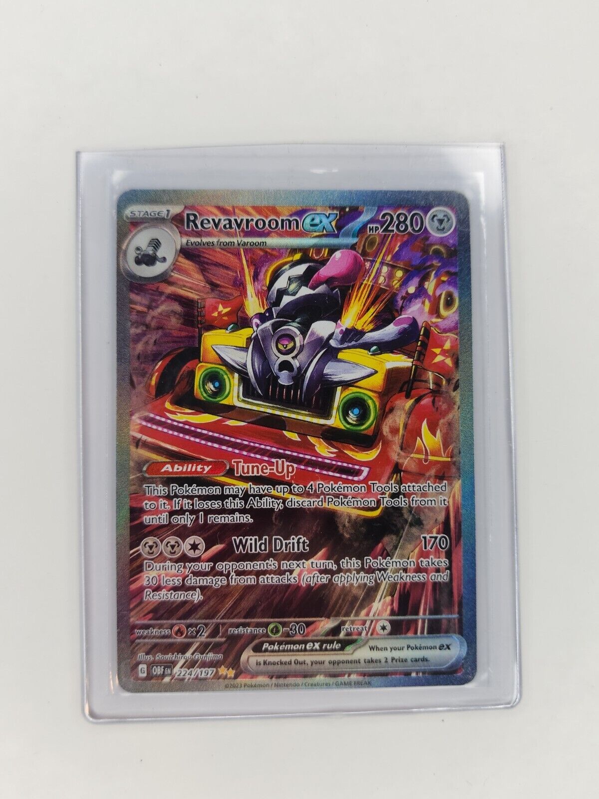 Revavroom ex 224/197 Pokémon TGC Obsidian Flames