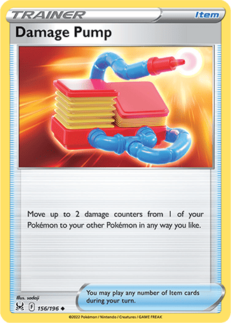 Damage Pump  156/196 Pokémon TCG Lost Origin