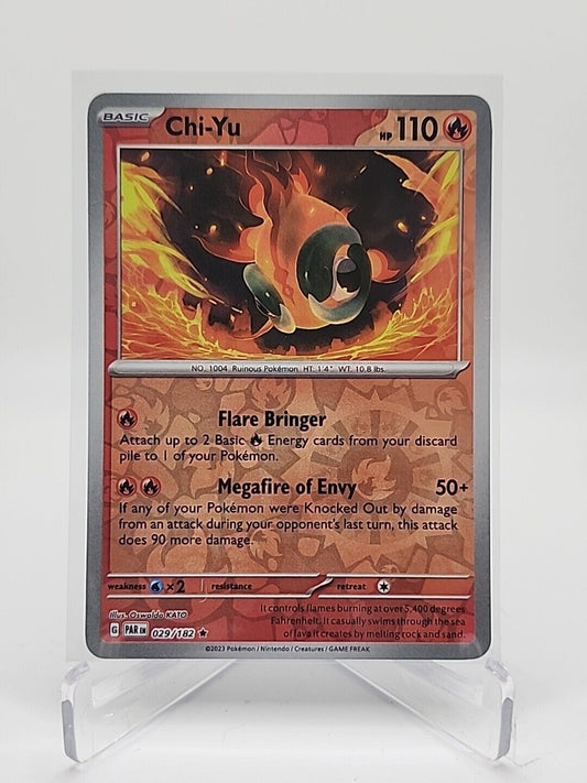 Chi-Yu [Reverse Holo]  29/182 Pokémon TCG Paradox Rift