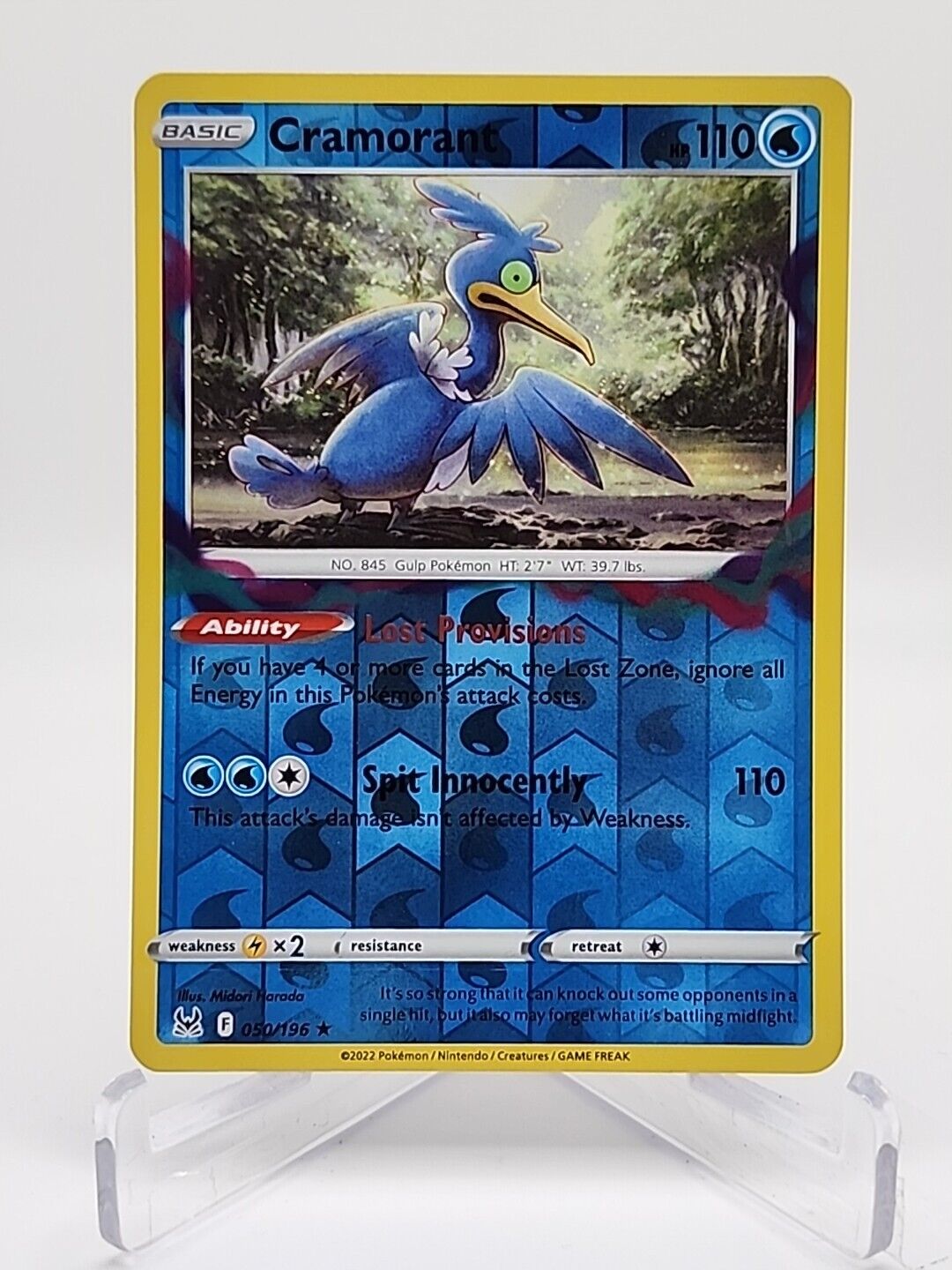 Cramorant [Reverse Holo]  50/196 Pokémon TCG Lost Origin