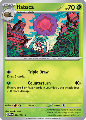 Rabsca  14/191 Pokémon TCG Surging Sparks