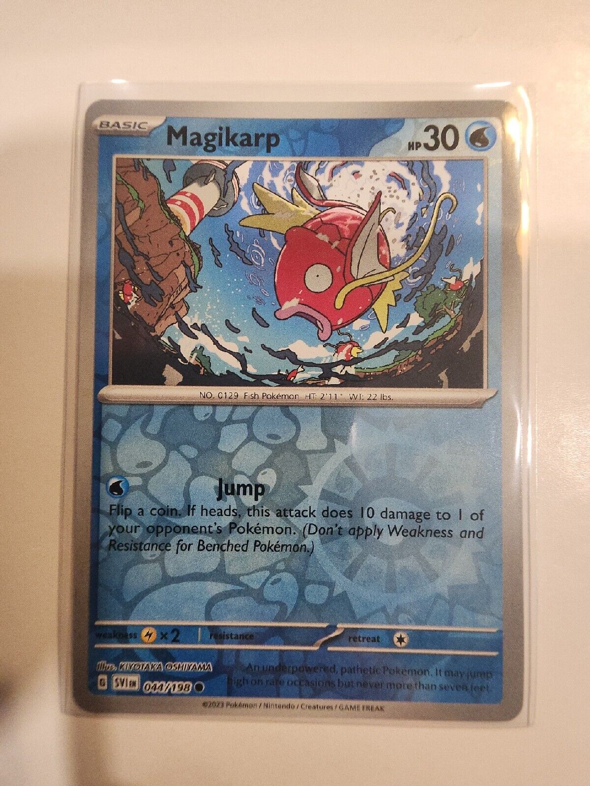 Magikarp [Reverse Holo] 44/198 Pokémon TGC Scarlet & Violet