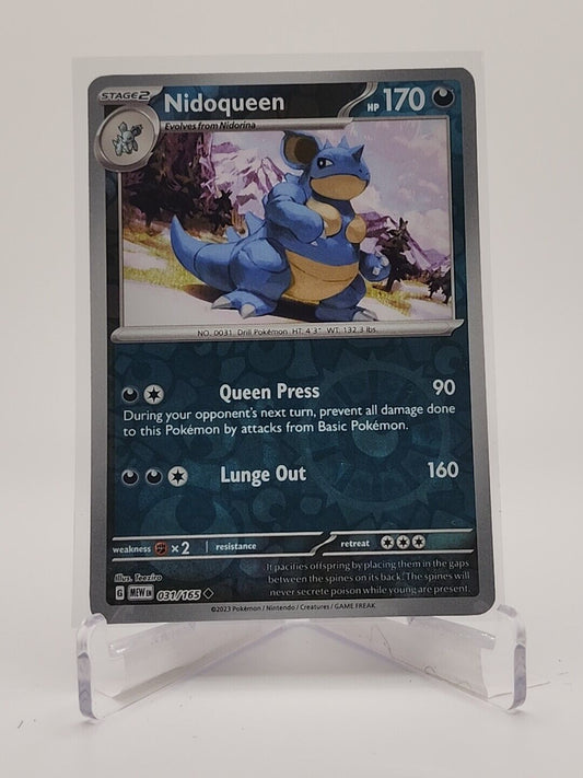 31/165 Nidoqueen [Reverse Holo]  Pokémon TGC Scarlet & Violet - 151