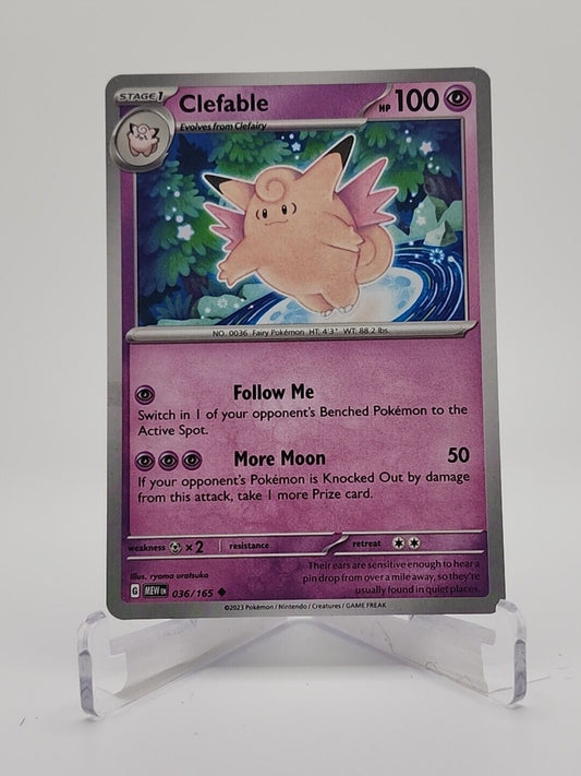 36/165 Clefable  Pokémon TGC Scarlet & Violet - 151