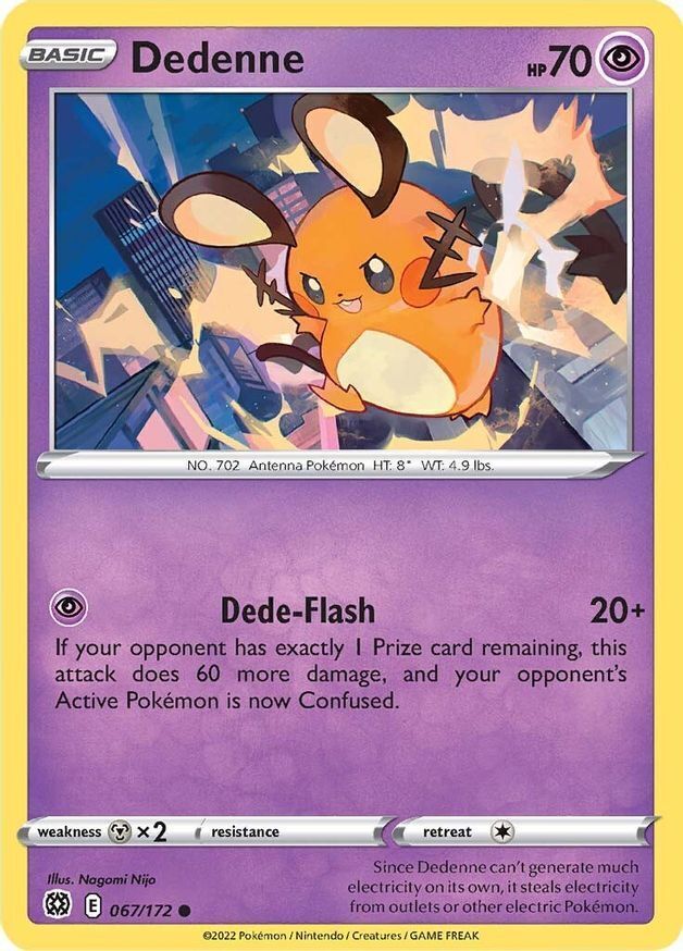 Dedenne  67/172 Pokémon TCG Brilliant Stars