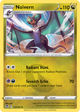 Noivern  133/195 Pokémon TCG Silver Tempest