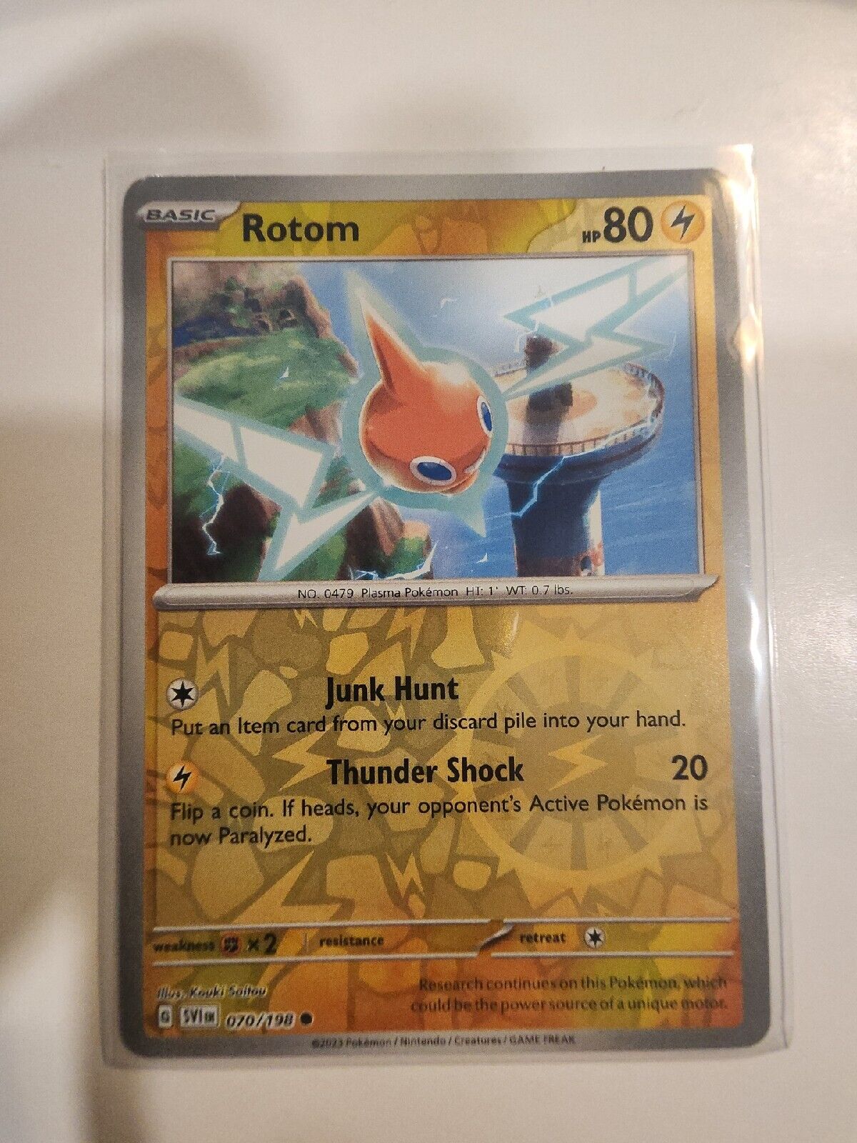 Rotom [Holo] 70/198 Pokémon TGC Scarlet & Violet