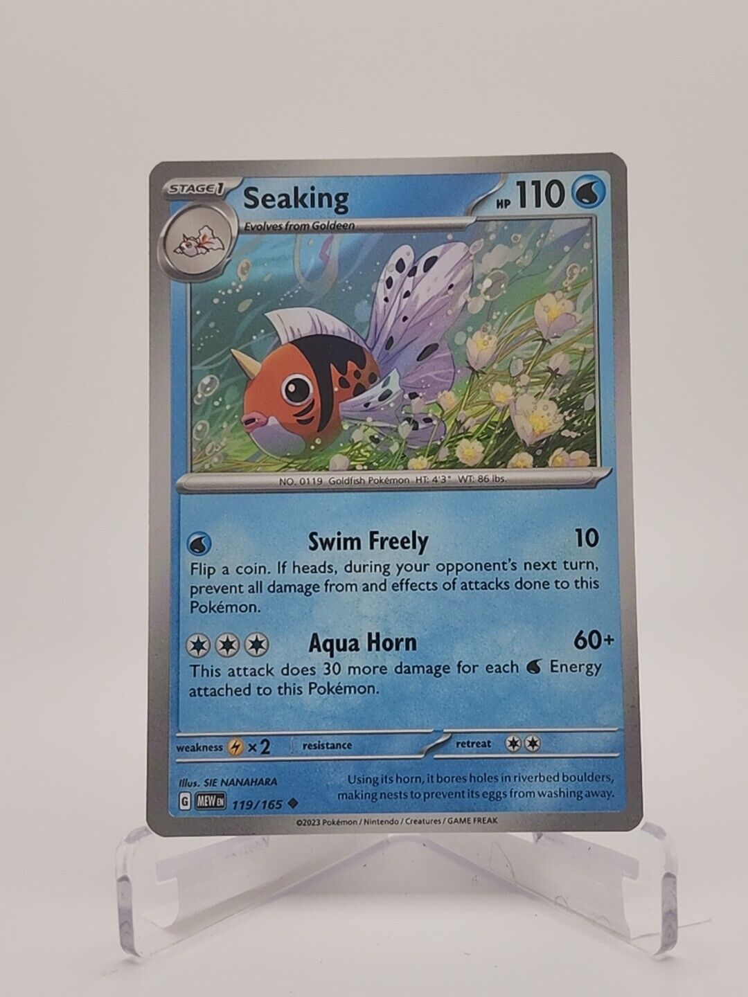 119/165 Seaking  Pokémon TGC Scarlet & Violet - 151