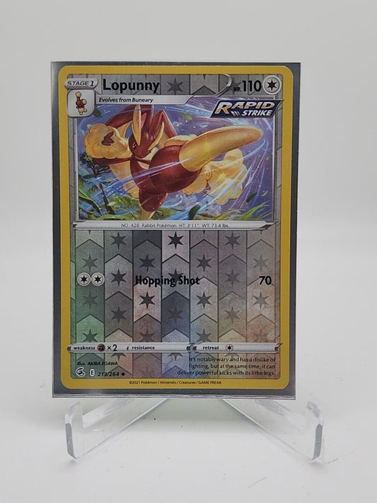 Lopunny [Reverse Holo]  213/264 Pokémon TCG Fusion Strike