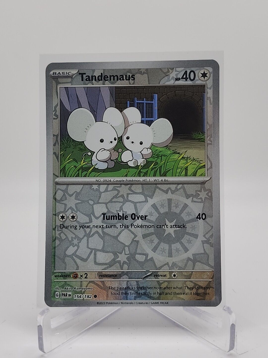 Tandemaus [Reverse Holo]  154/182 Pokémon TCG Paradox Rift