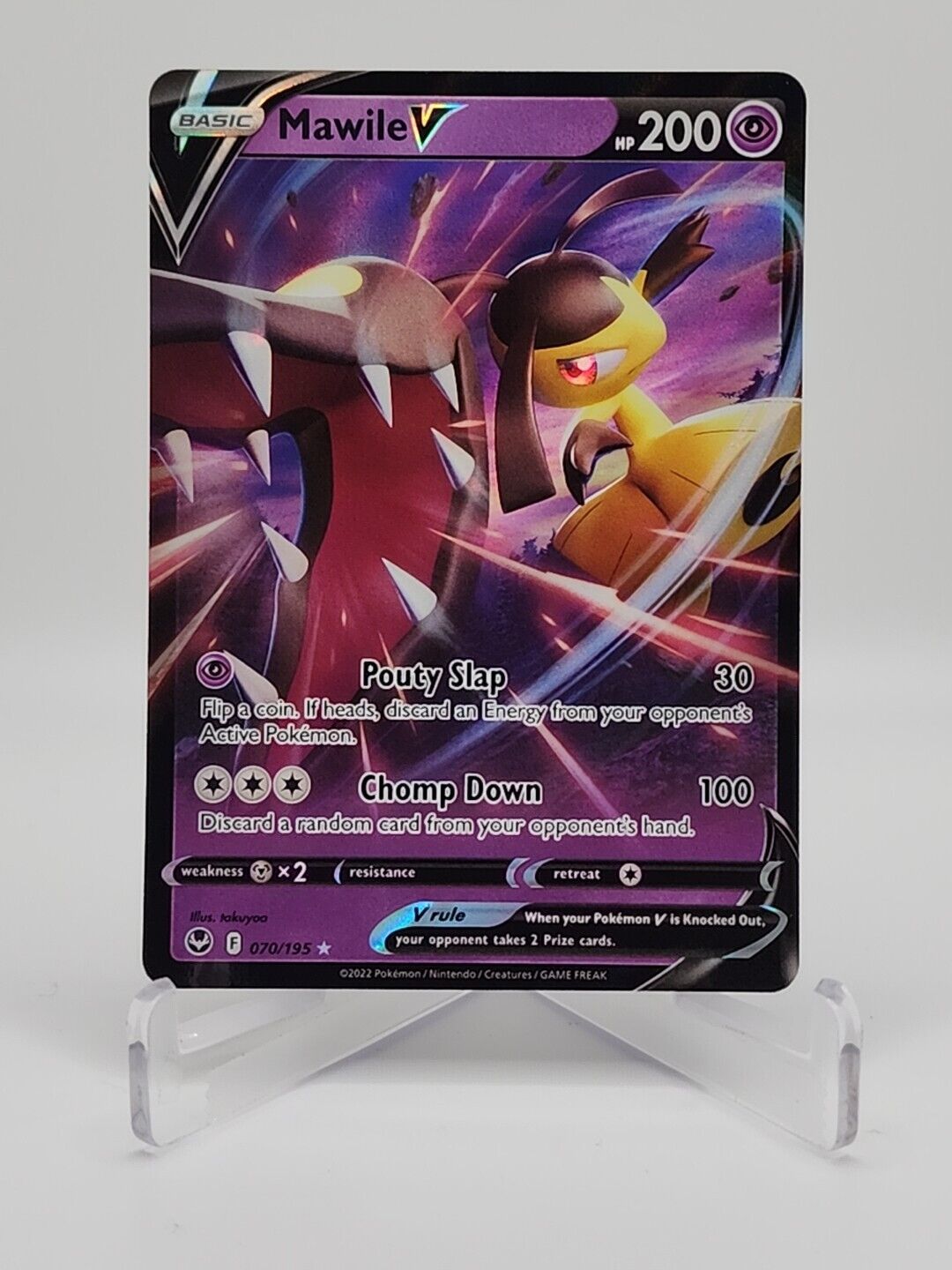 Mawile V  70/195 Pokémon TCG Silver Tempest