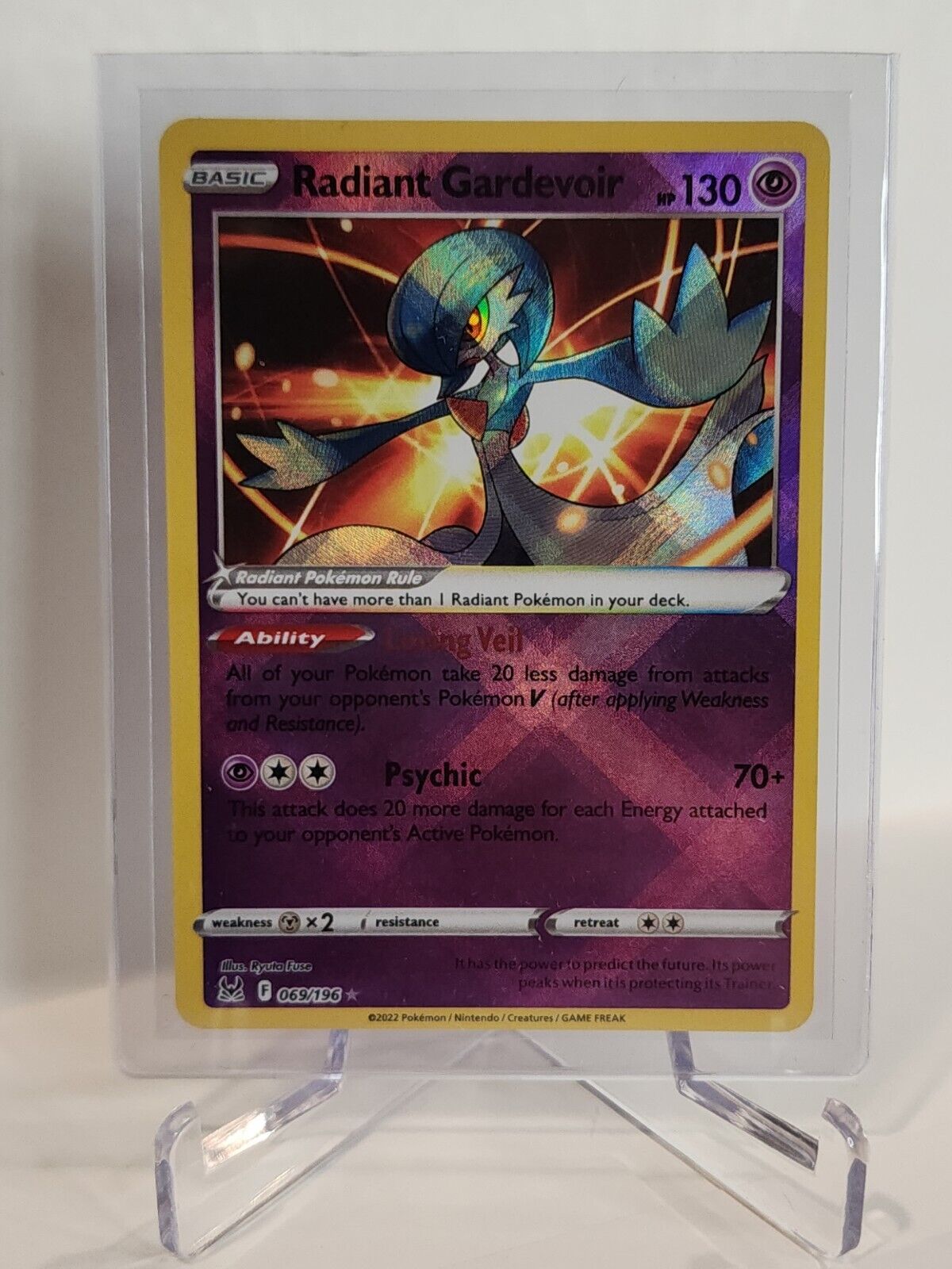 69/196 Radiant Gardevoir  Pokémon TGC Lost Origin