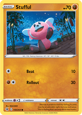 Stufful  150/264 Pokémon TCG Fusion Strike