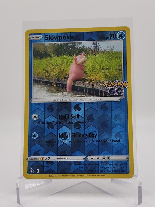 Slowpoke [Reverse Holo] 19/78 Pokémon TGC Pokemon Go