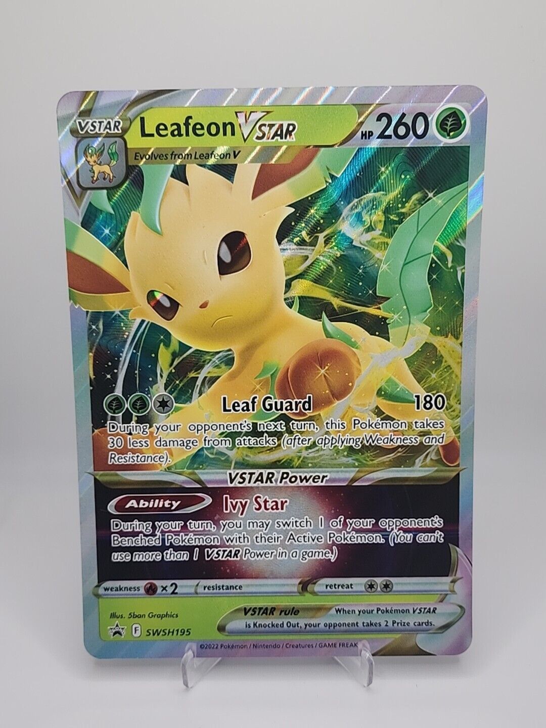 Leafeon VStar [Jumbo]  SWSH195 Pokémon TCG  - Jumbo Card