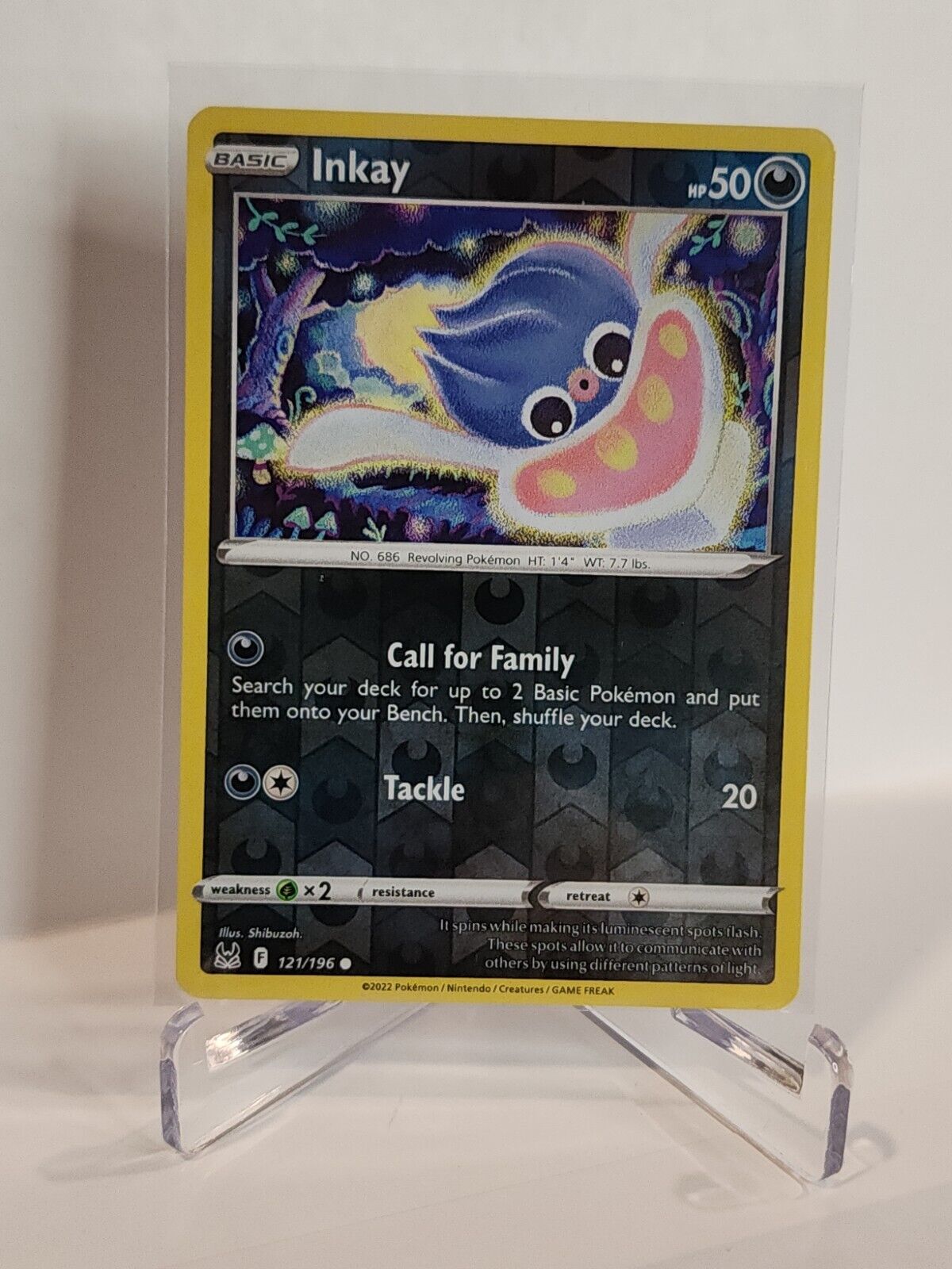 121/196 Inkay [Reverse Holo]  Pokémon TGC Lost Origin