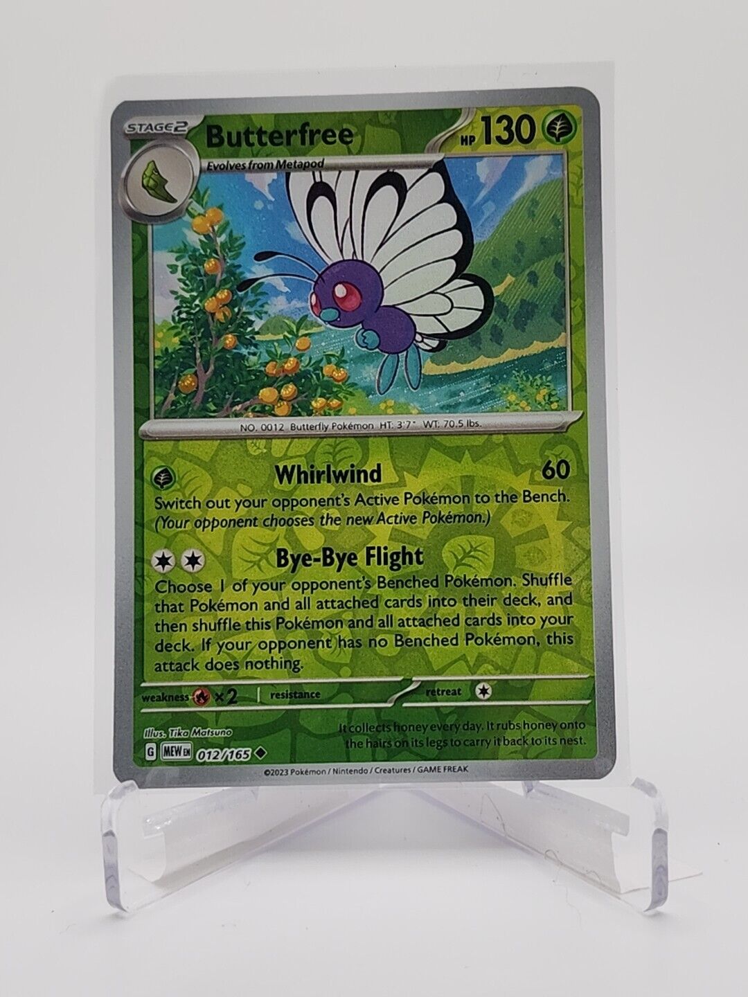 12/165 Butterfree [Reverse Holo]  Pokémon TGC Scarlet & Violet - 151