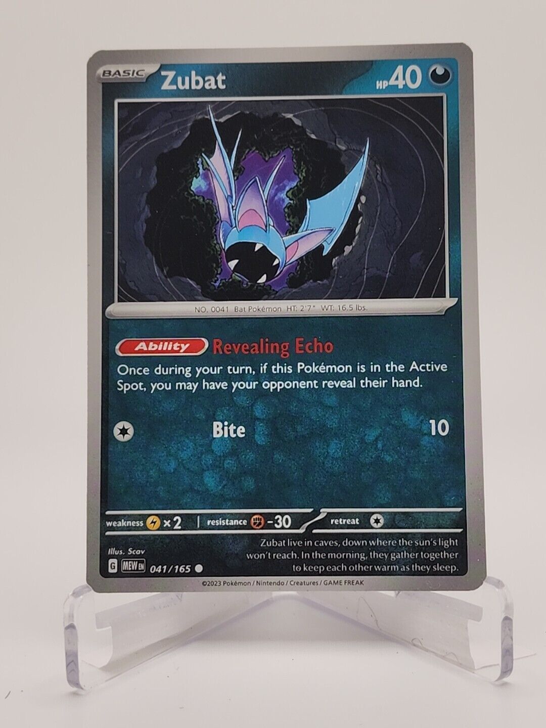 41/165 Zubat  Pokémon TGC Scarlet & Violet - 151