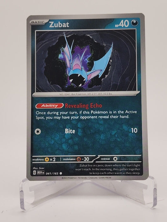 41/165 Zubat  Pokémon TGC Scarlet & Violet - 151