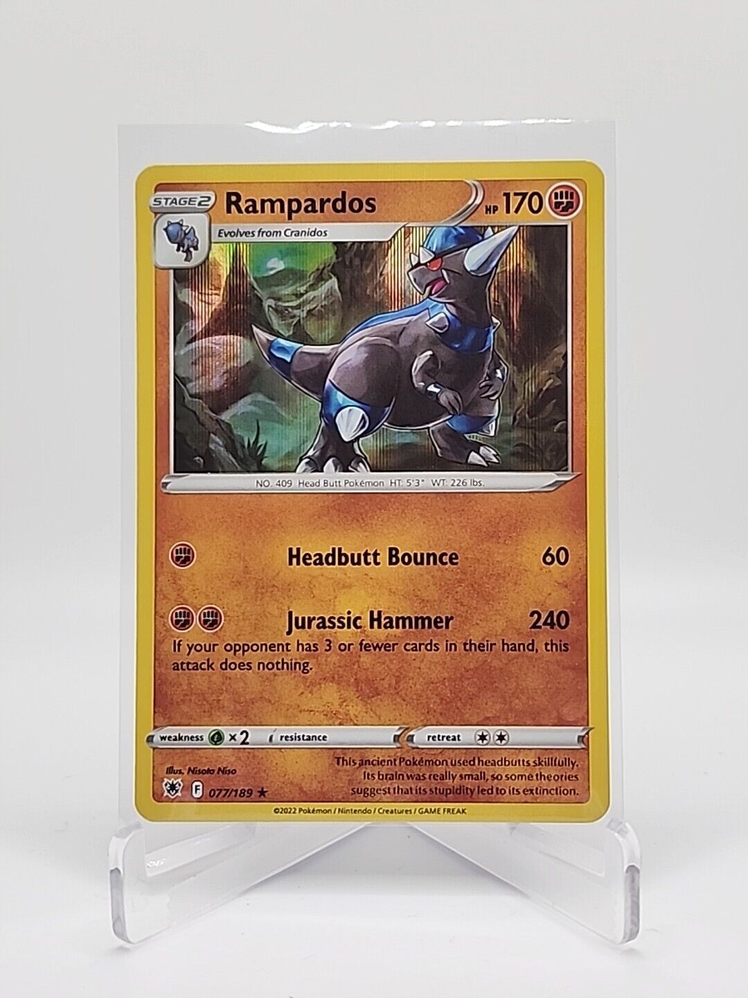 Rampardos [Holo] 77/189 Pokémon TCG Astral Radiance